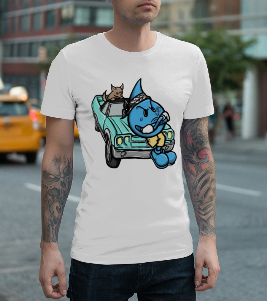 Wet Willy Homies Bandana Lowrider Vintage Car Cartoon T-Shirt