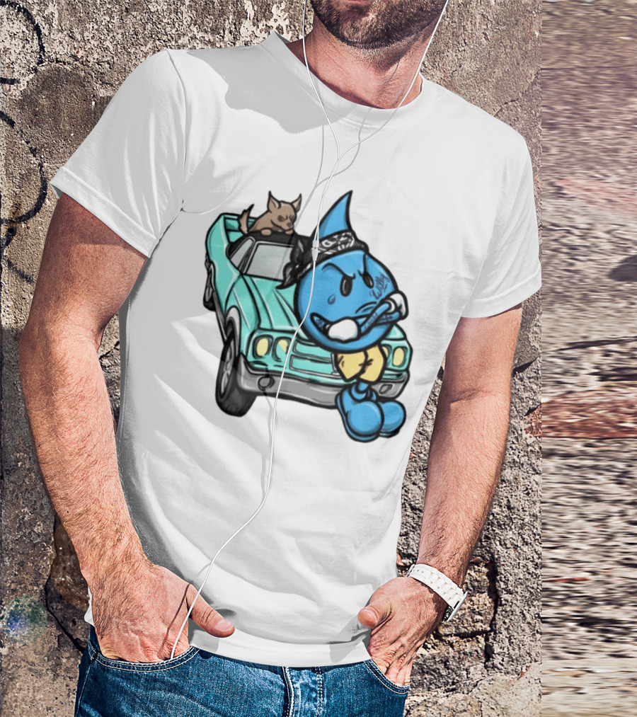 Wet Willy Homies Bandana Lowrider Vintage Car Cartoon T-Shirt