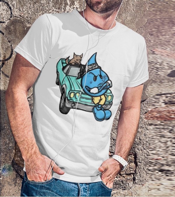 Wet Willy Homies Bandana Lowrider Vintage Car Cartoon T-Shirt