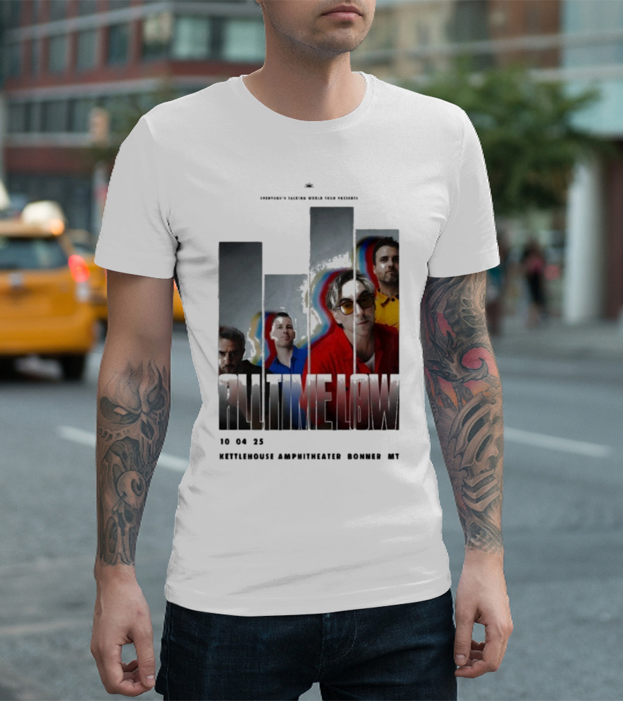 All Time Low Live 10.4.2025 KettleHouse Amphitheater Bonner MT T-Shirt