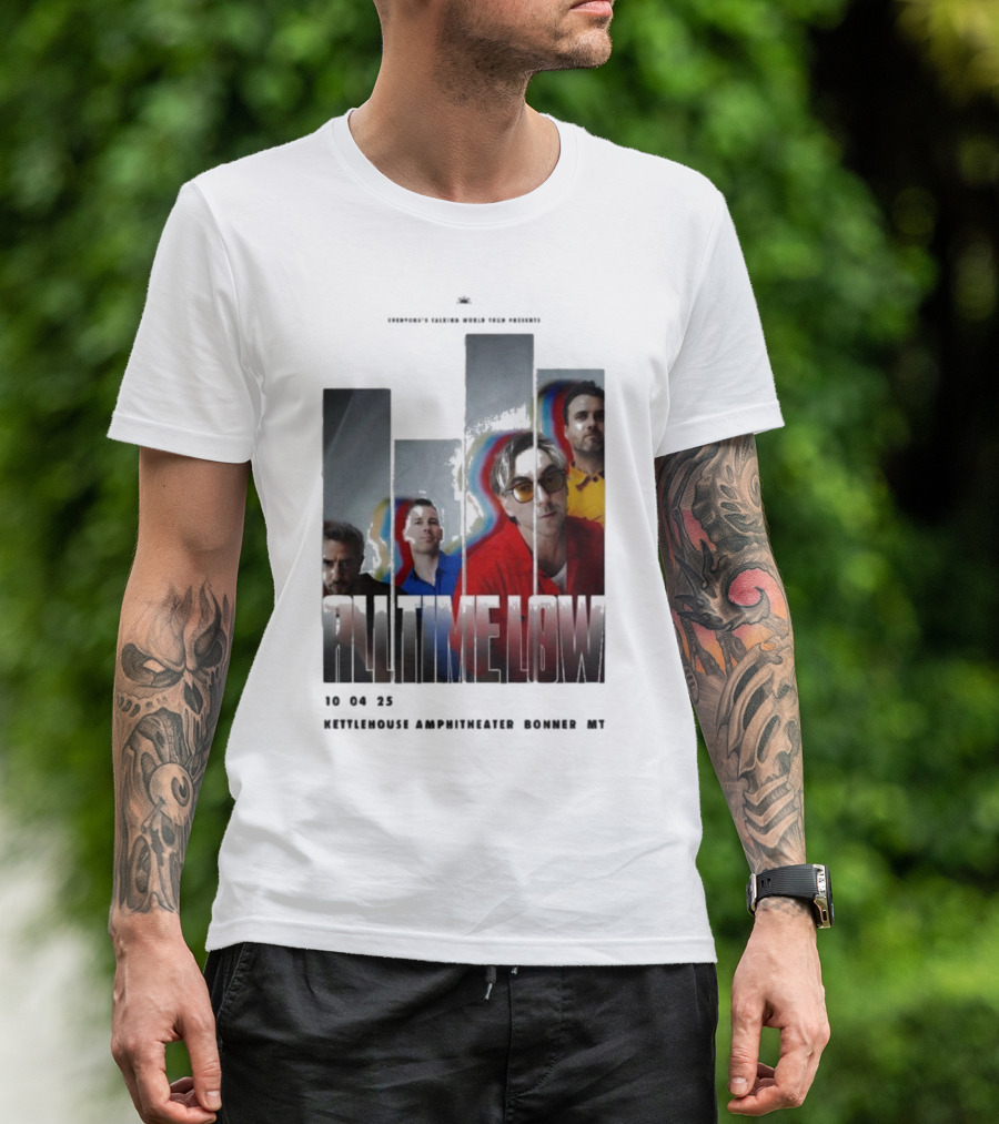 All Time Low Live 10.4.2025 KettleHouse Amphitheater Bonner MT T-Shirt