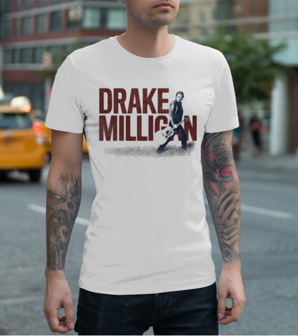 Drake Milligan Silver Guitar Photo Edition T-Shirt