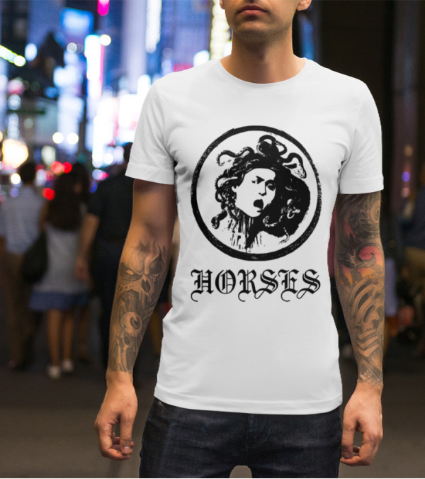 Horses Medusa Iconic Mythical Symbolism T-Shirt