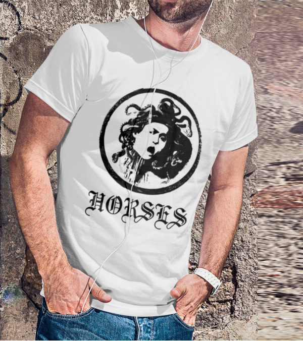 Horses Medusa Iconic Mythical Symbolism T-Shirt