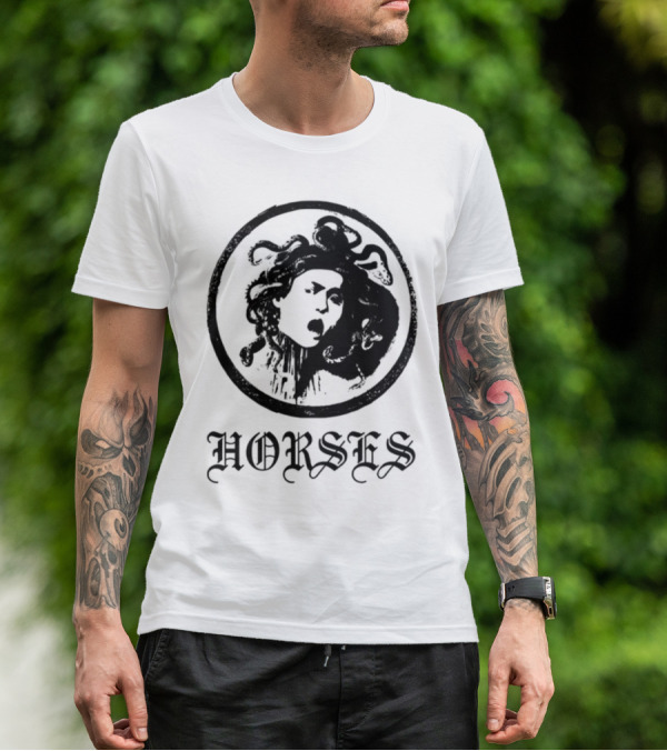 Horses Medusa Iconic Mythical Symbolism T-Shirt