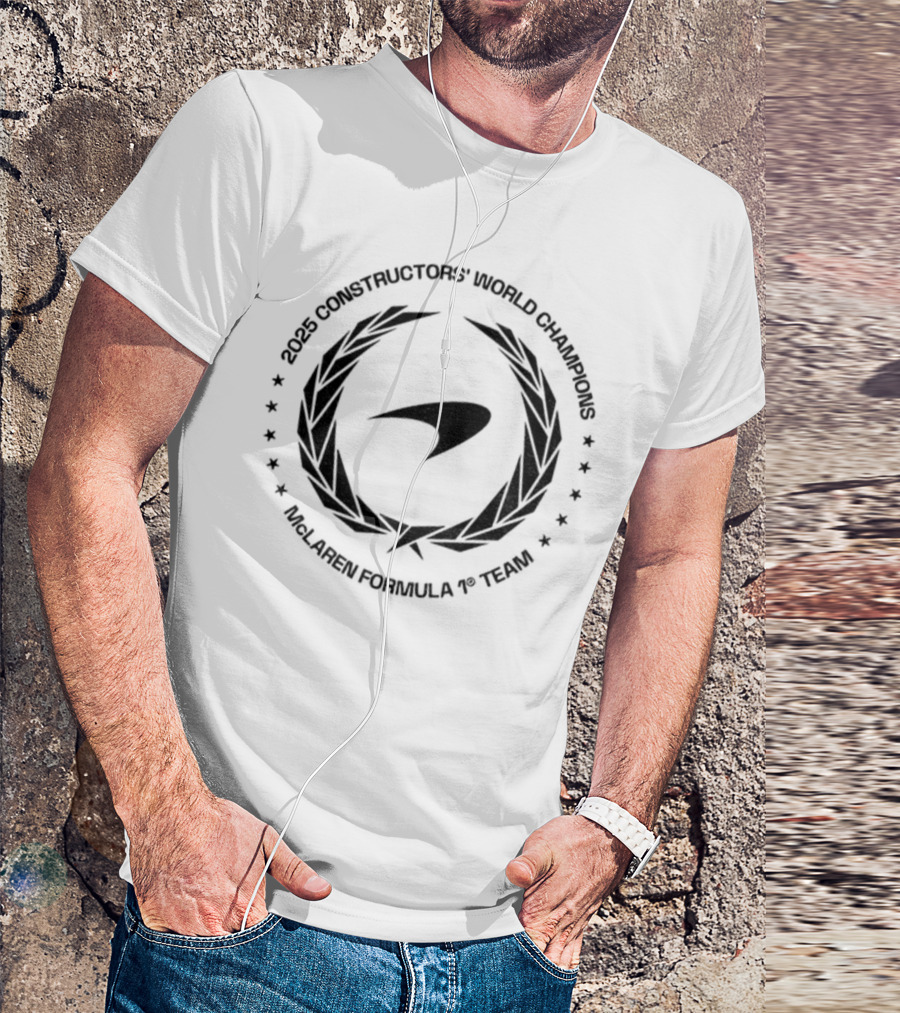 McLaren Racing Formula 1 2025 World Constructors Champions T-Shirt