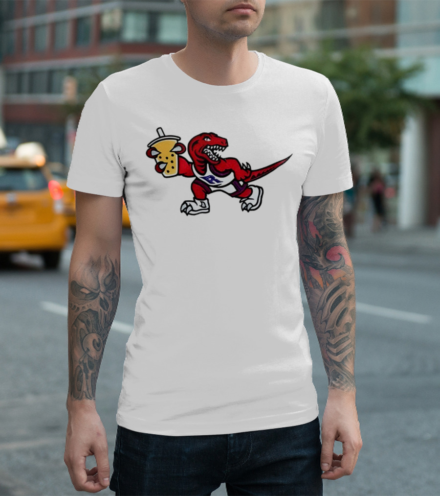 Toronto Raptors Raptor Bubble Tea NBA Basketball T-Shirt