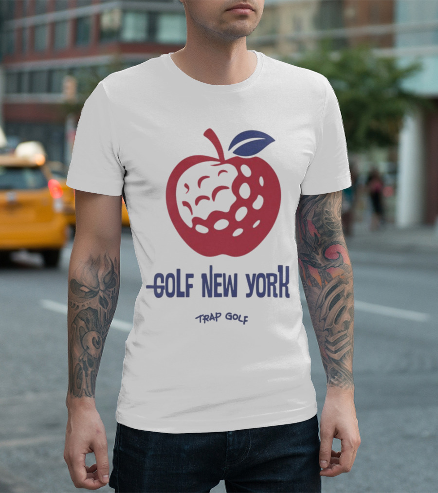 Trap Golf Apple Golf New York T-Shirt