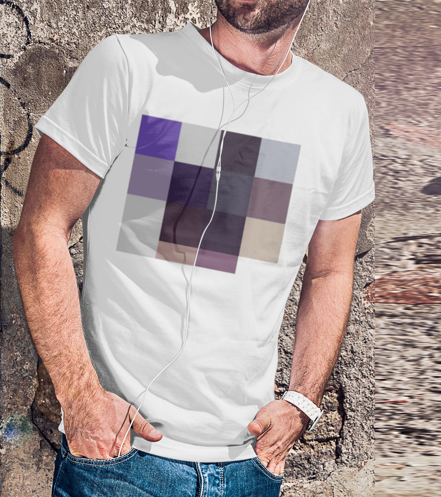 Acai28 Color Grid Abstract Acai T-Shirt
