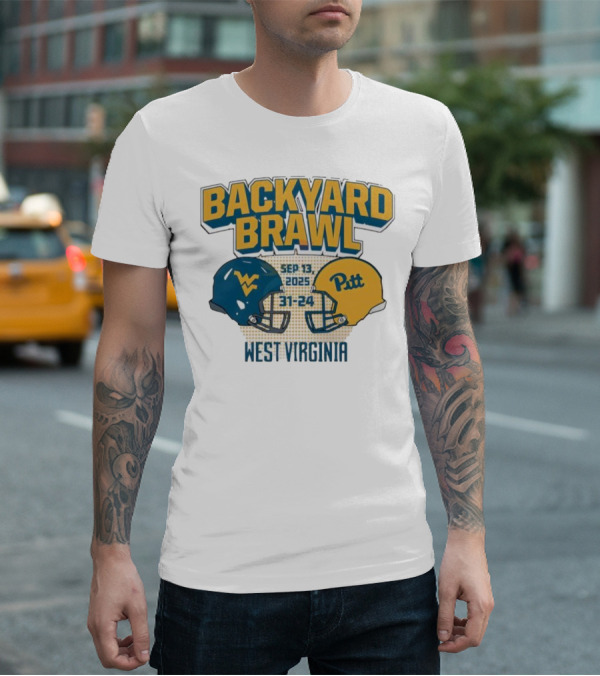 Backyard Brawl West Virginia Sep 13 2025 Pitt 31-24 T-Shirt