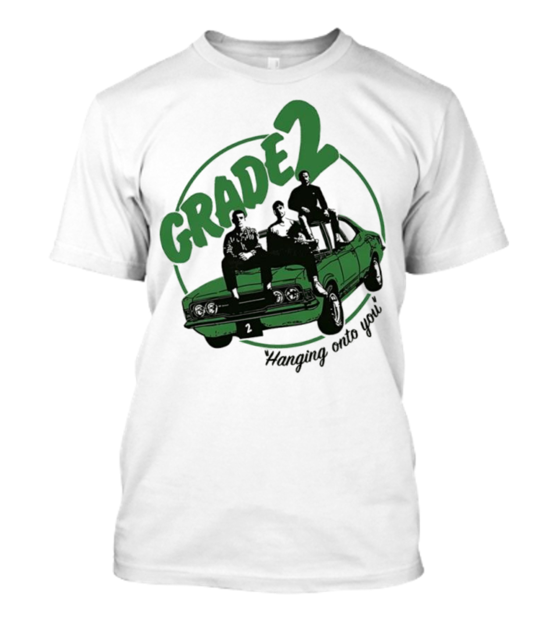 Grade 2 Hanging Onto You Band Members Car Graphic T-Shirt