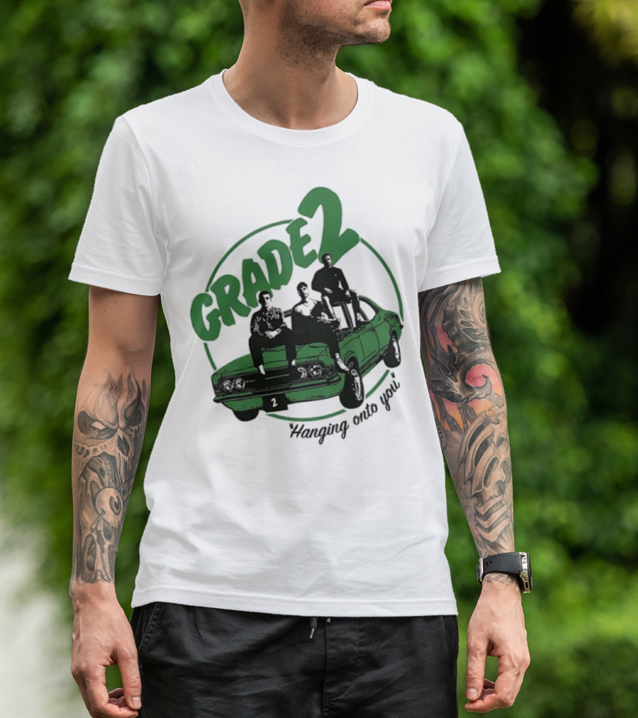Grade 2 Hanging Onto You Band Members Car Graphic T-Shirt