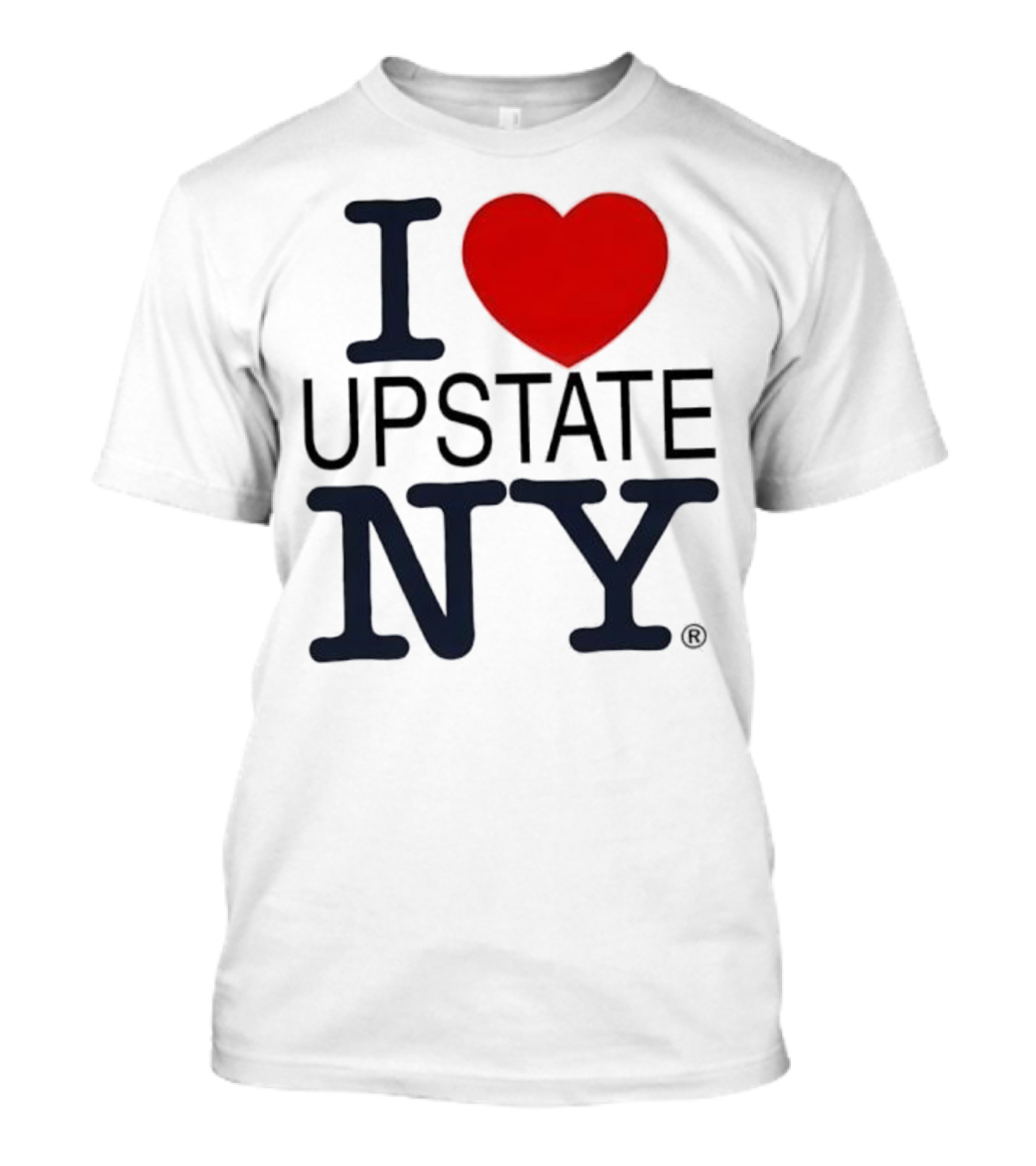 I Love Upstate NY Heart Icon T-Shirt