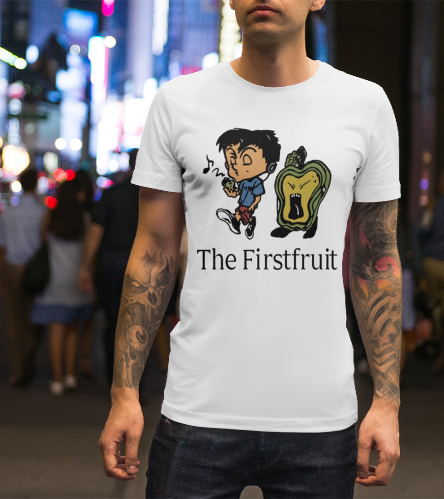 Mark The Firstfruit The Firstfruit Kid And Angry Fruit T-Shirt