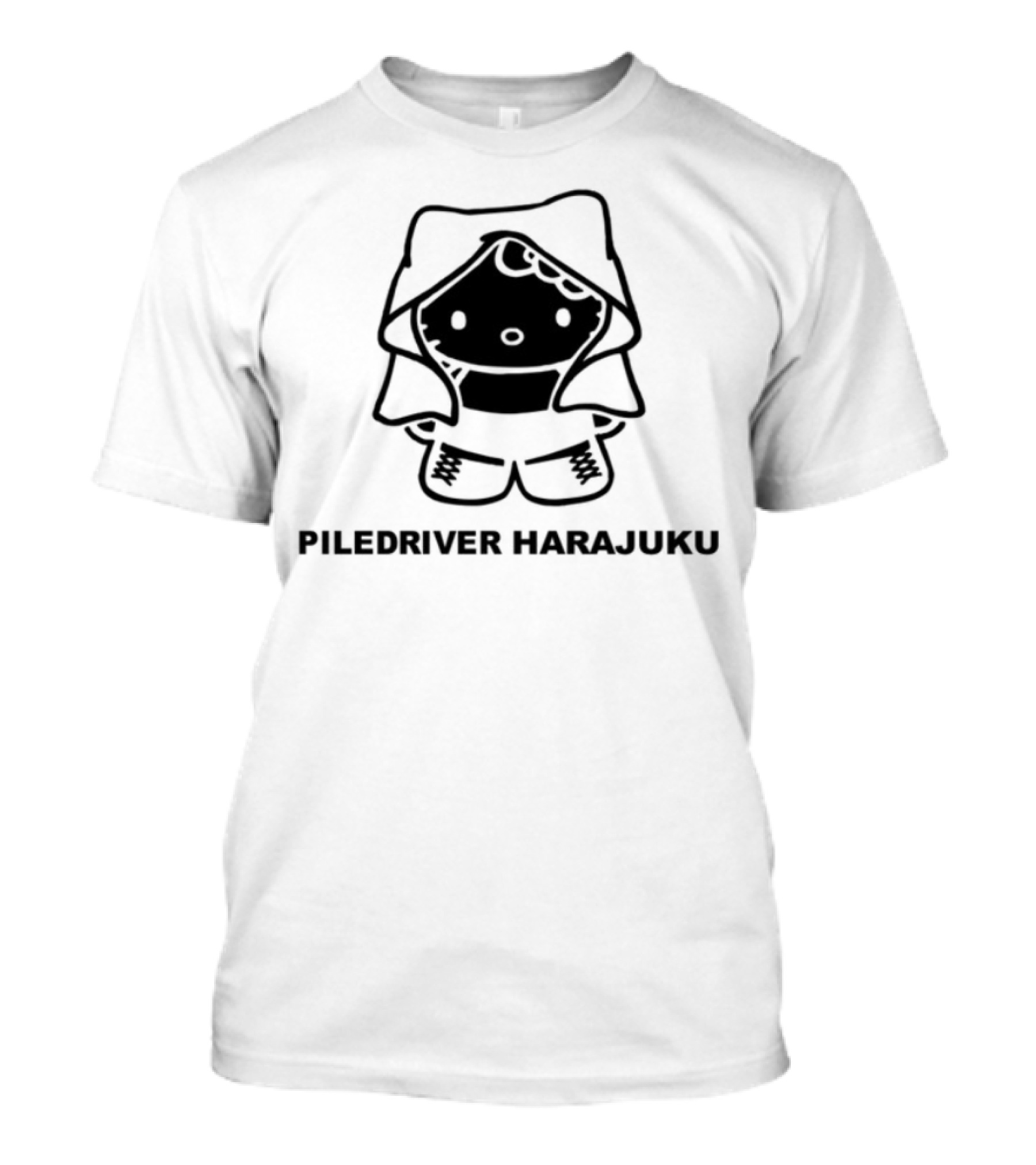 Piledriver Harajuku Panda Character T-Shirt