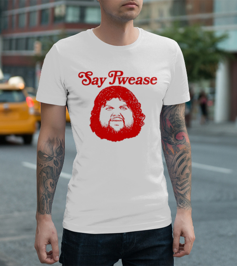 Say Pwease Red Beard Character T-Shirt