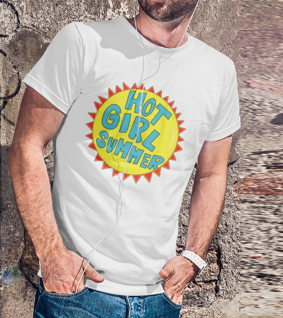 The Beaver Family Hot Girl Summer Sunburst Style T-Shirt