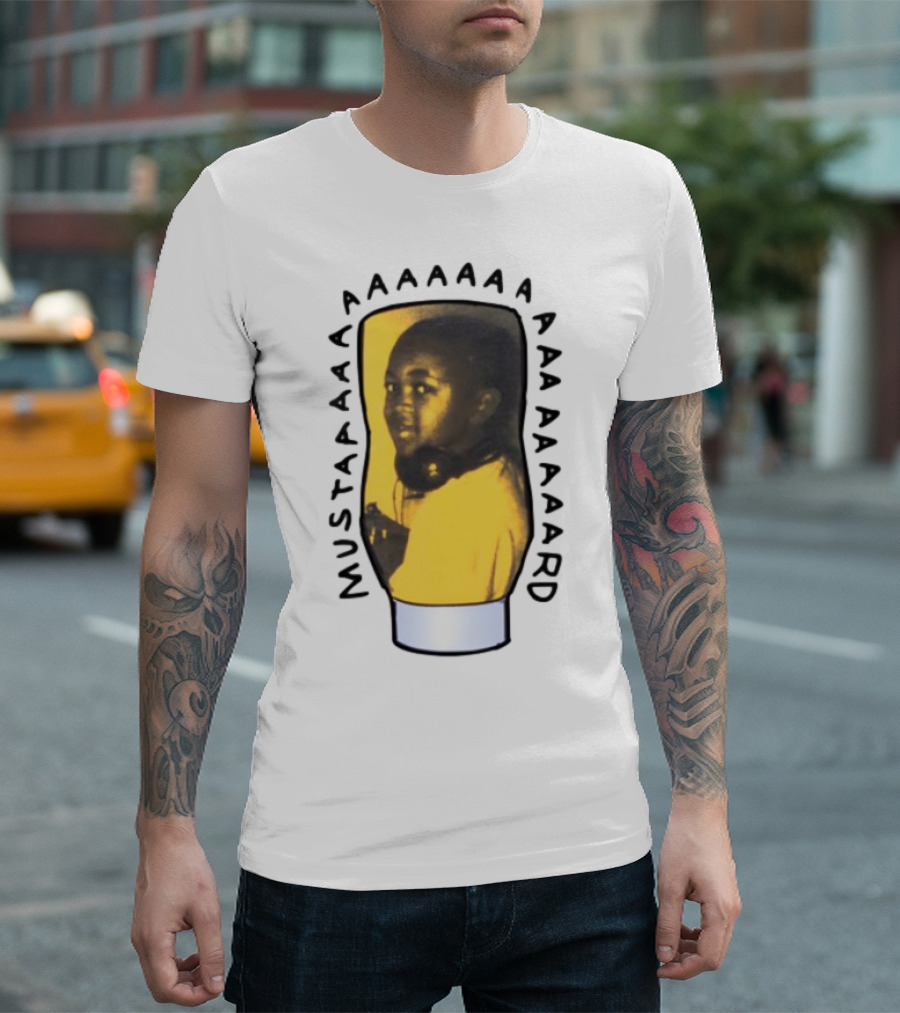 10 Summers Mustaaaaaaaaaaard DJ Mustard Youthful Portrait T-Shirt