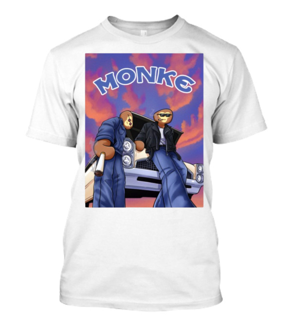 Joe Monke Cool Vibe Retro Car Art T-Shirt