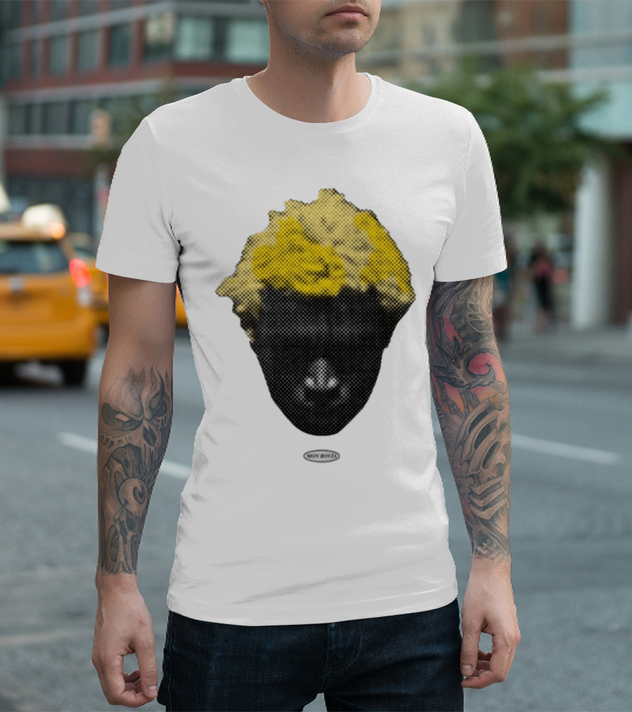 Mon Rovia Boy Yellow Hair Pop Art Style T-Shirt