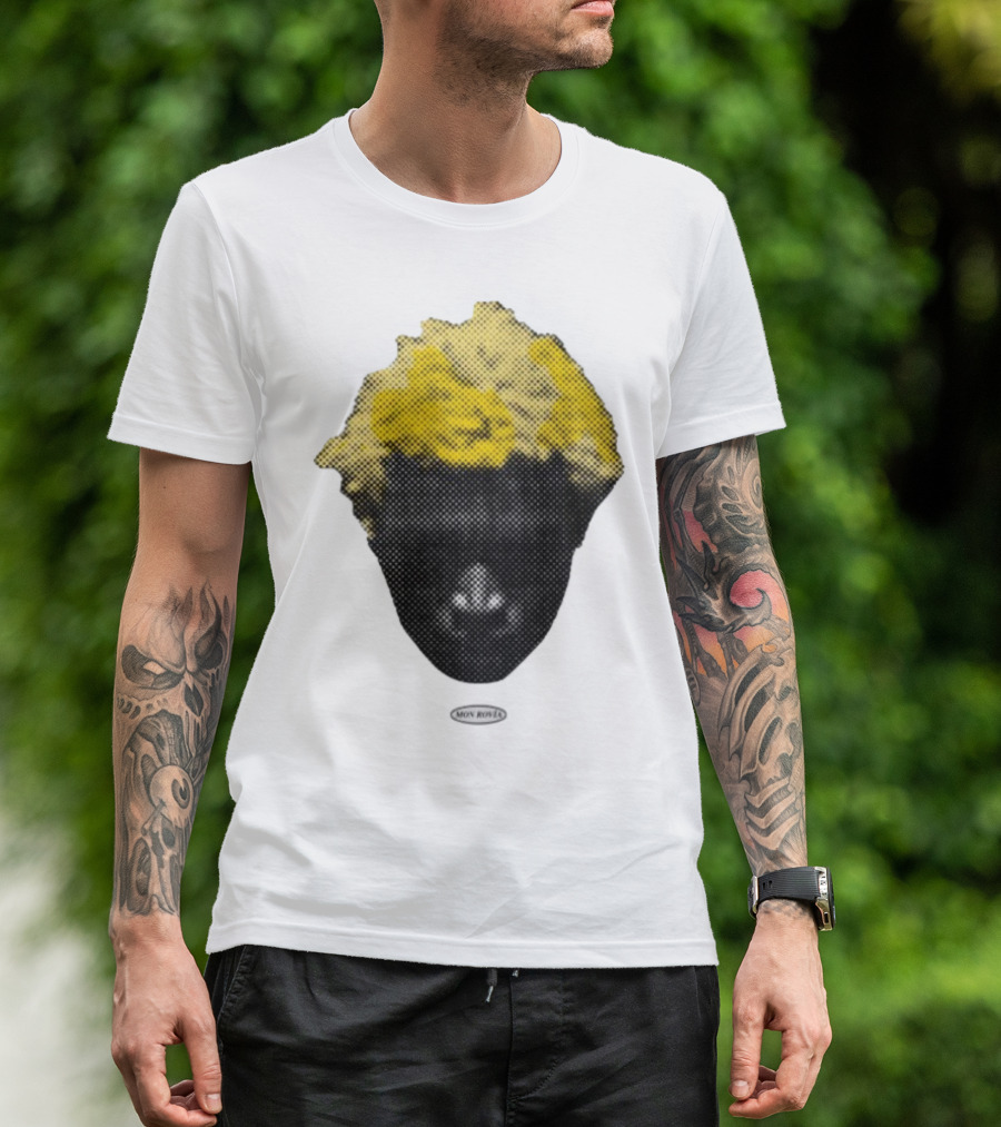 Mon Rovia Boy Yellow Hair Pop Art Style T-Shirt