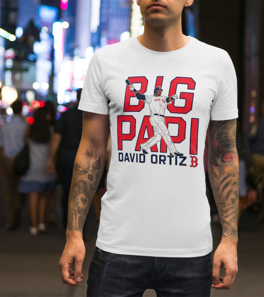 Boston Red Sox Big Papi David Ortiz MLB 2025 T-Shirt