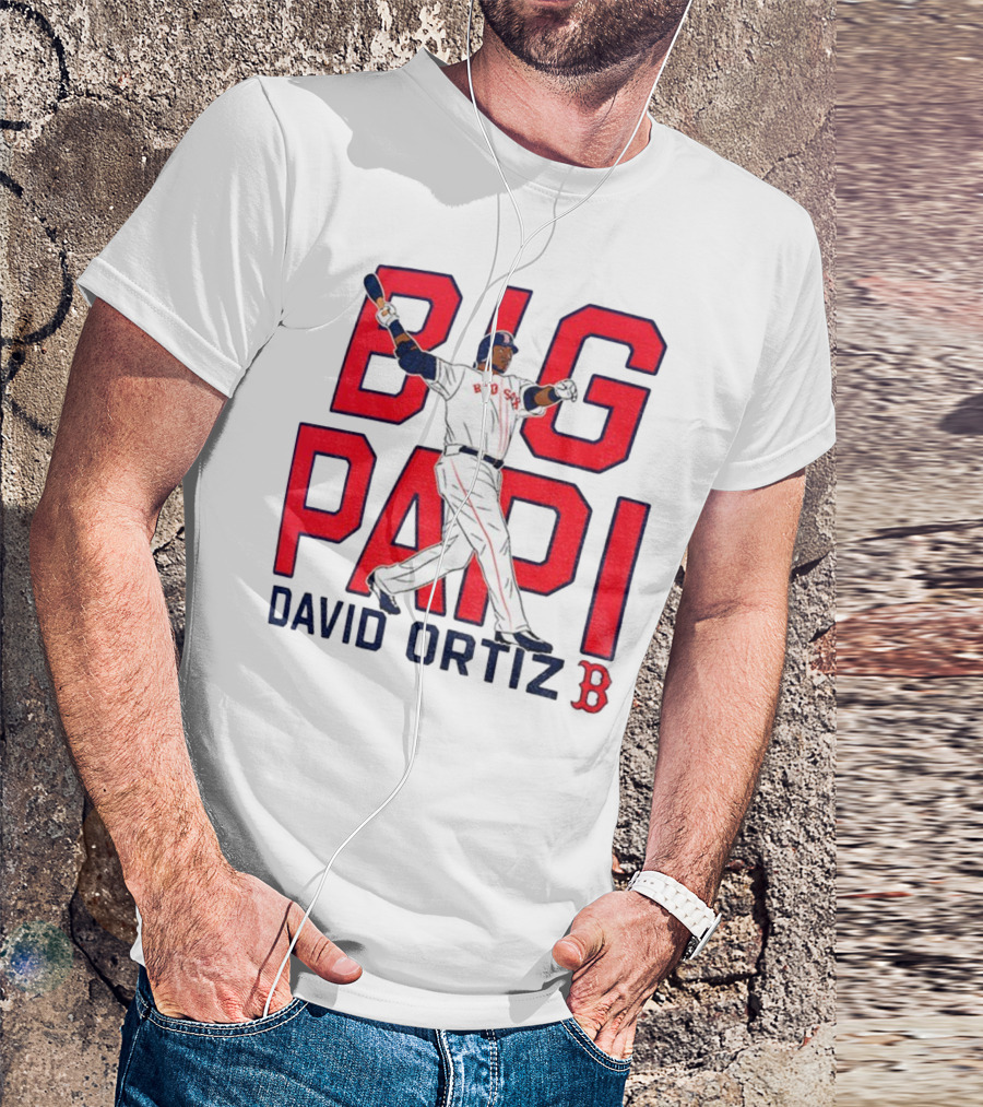 Boston Red Sox Big Papi David Ortiz MLB 2025 T-Shirt