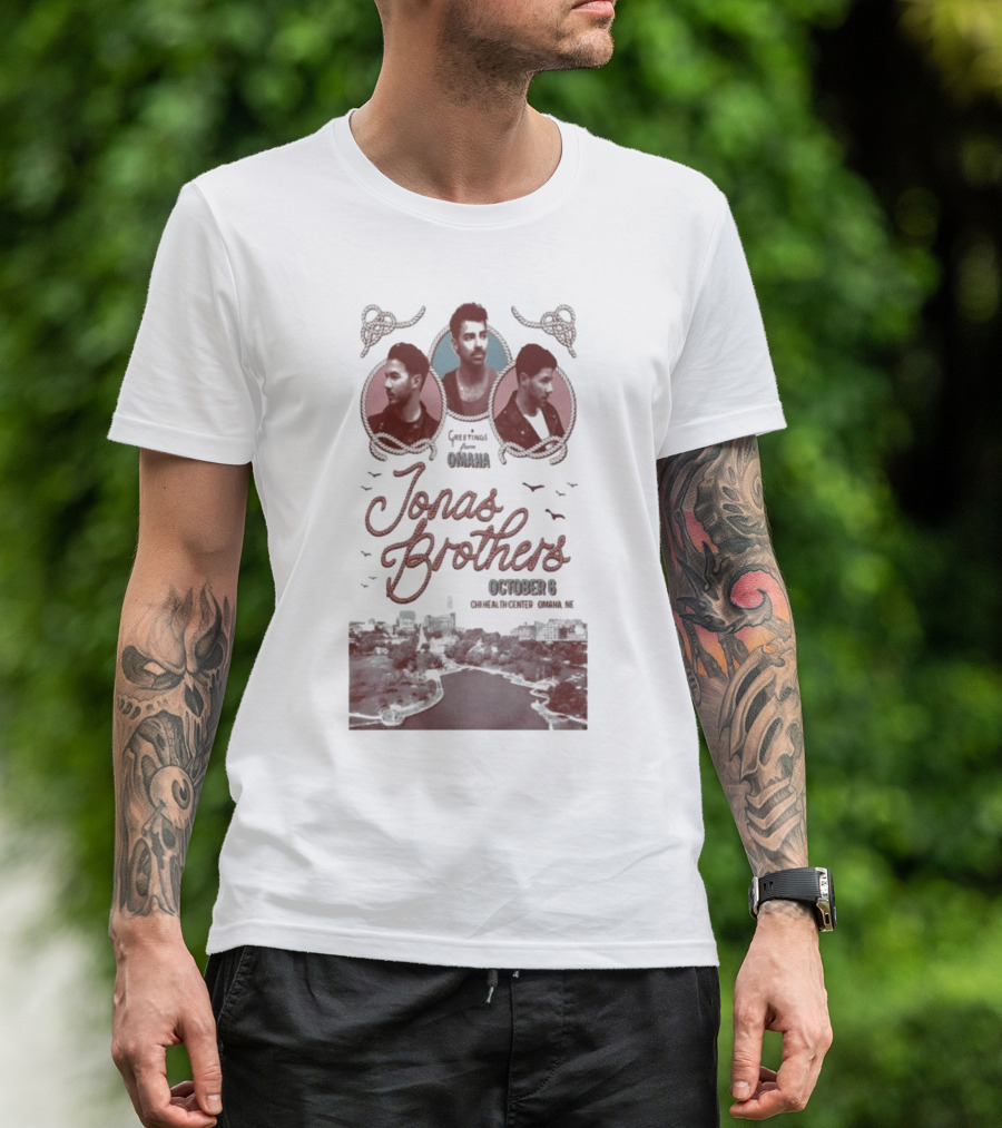 Jonas Brothers October 6 Chi Health Center Omaha NE Event T-Shirt
