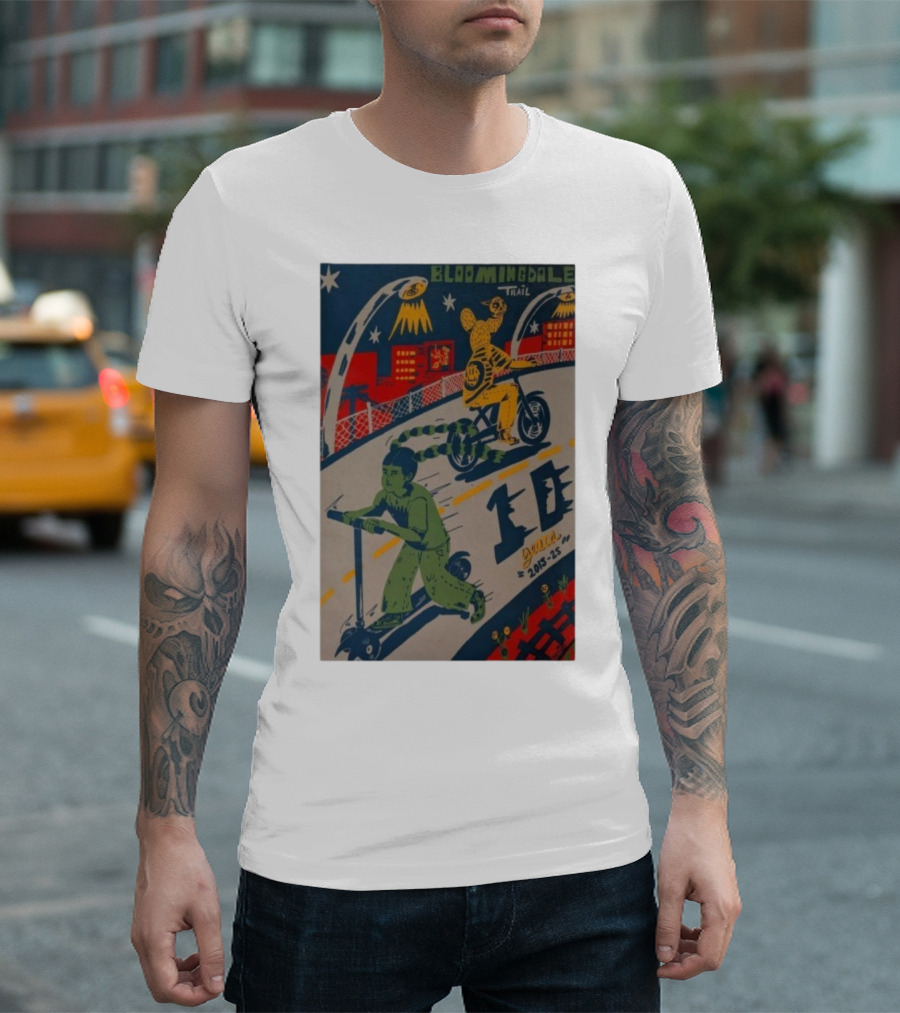 Bloomingdale Trail 10 Years 2015-25 Ramiro Huizar All Star Press Chicago T-Shirt