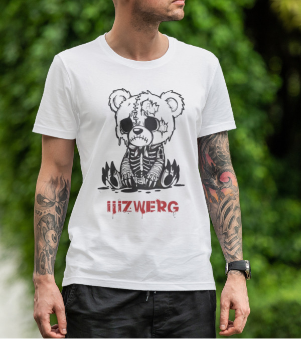 Sad Teddy Bear Iiizwerg Dark Aesthetic Toy Design T-Shirt