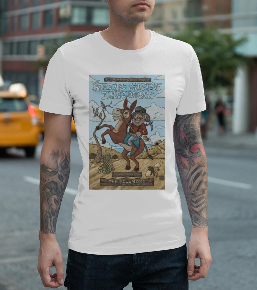 Bill Graham Presents String Cheese Incident The Fillmore San Francisco October 4 2025 Donkey T-Shirt