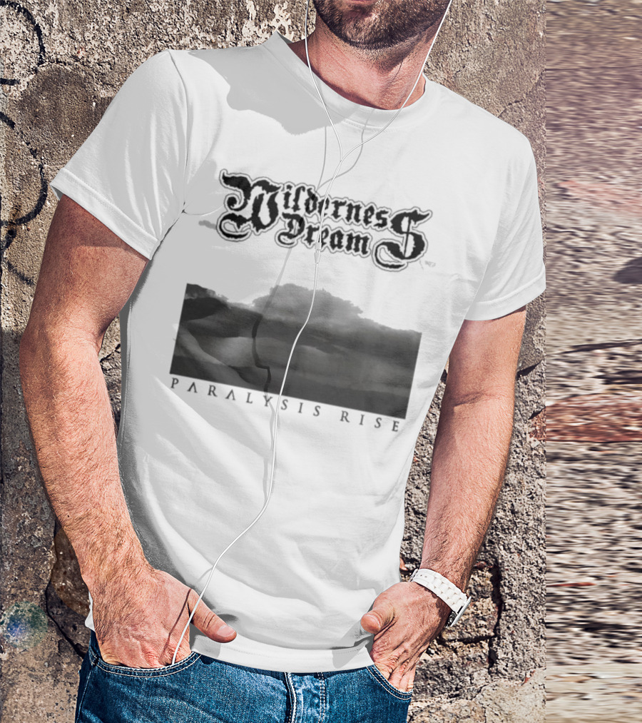 Wilderness Dream Paralysis Rise Scenic Monochrome Landscape T-Shirt