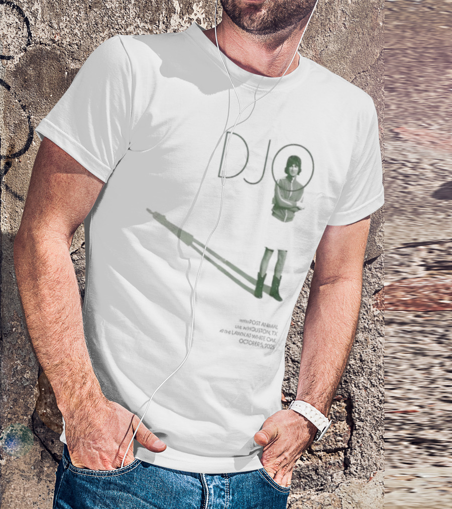 Djo White Oak Music Hall Lawn Oct 05 2025 Retro Style Performance Art T-Shirt