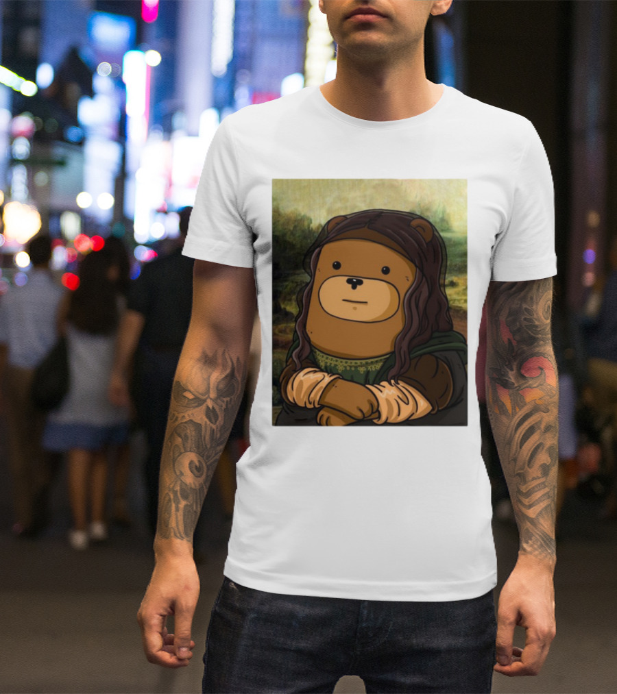 Figen.Eth Boi The Bear Mona Lisa Parody T-Shirt
