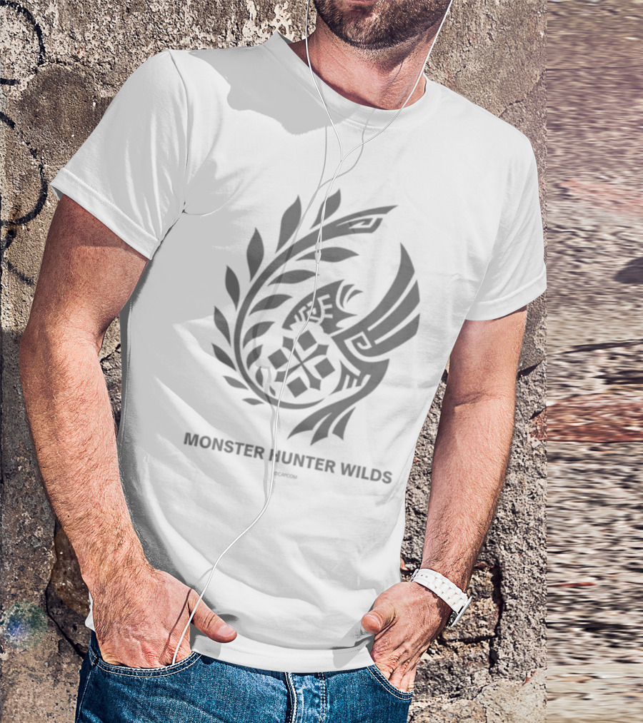 Monster Hunter Wilds Forbidden Lands Research Commission Emblem T-Shirt