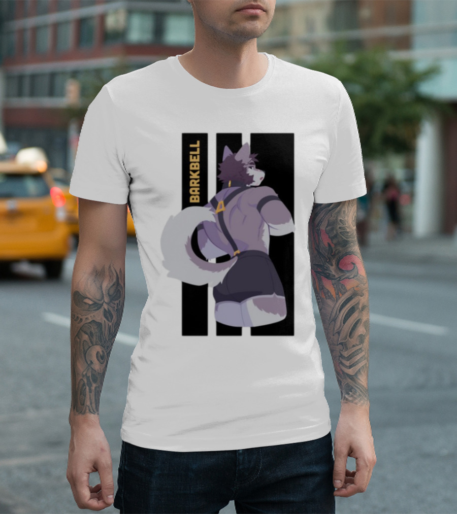 Barkbell Lycan Lifts Ringer Pump Cover Wolf Workout T-Shirt