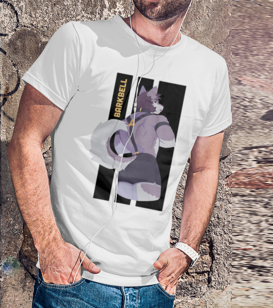 Barkbell Lycan Lifts Ringer Pump Cover Wolf Workout T-Shirt