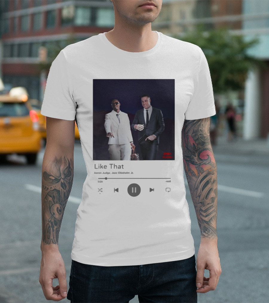 Janky Playlist Like That Aaron Judge Jr. T-Shirt
