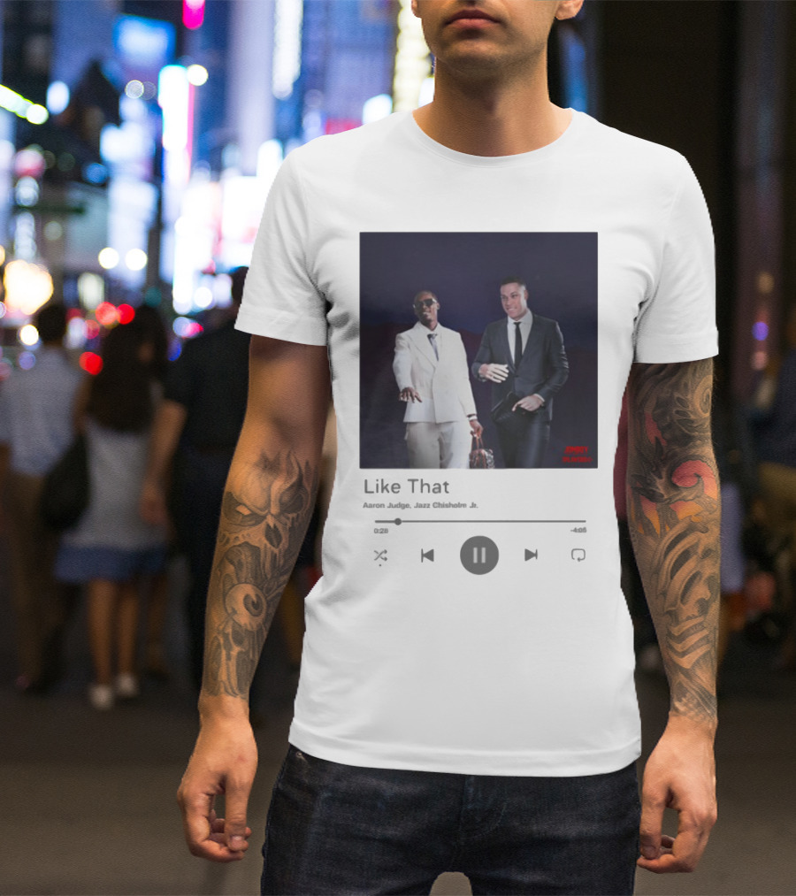 Janky Playlist Like That Aaron Judge Jr. T-Shirt