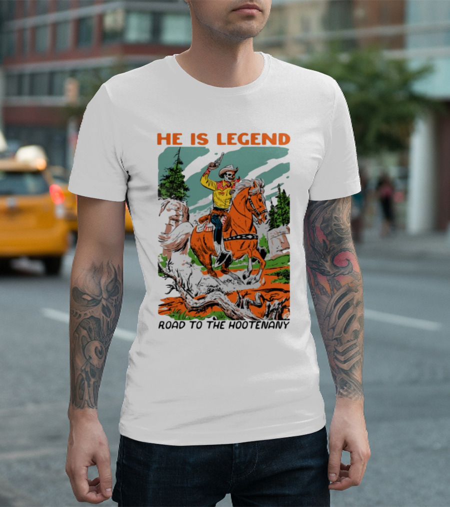 HE IS LEGEND COWBOY BACK TO THE FRONTIERS T-Shirt