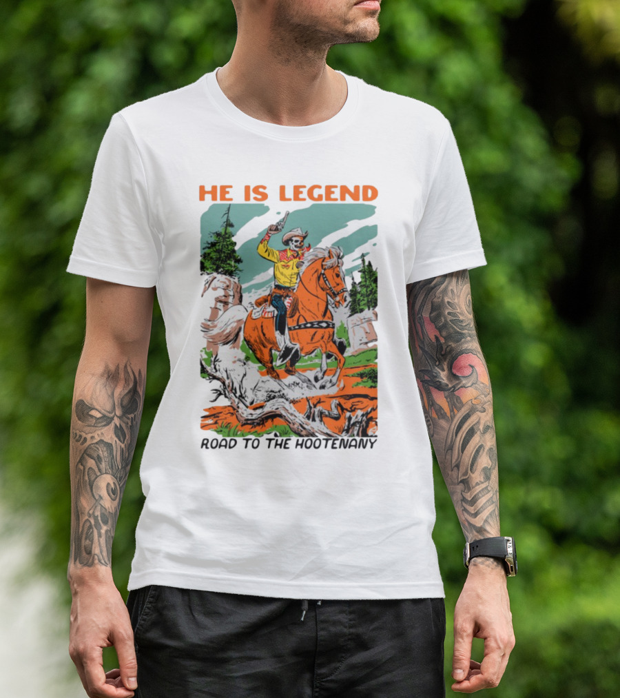 HE IS LEGEND COWBOY BACK TO THE FRONTIERS T-Shirt