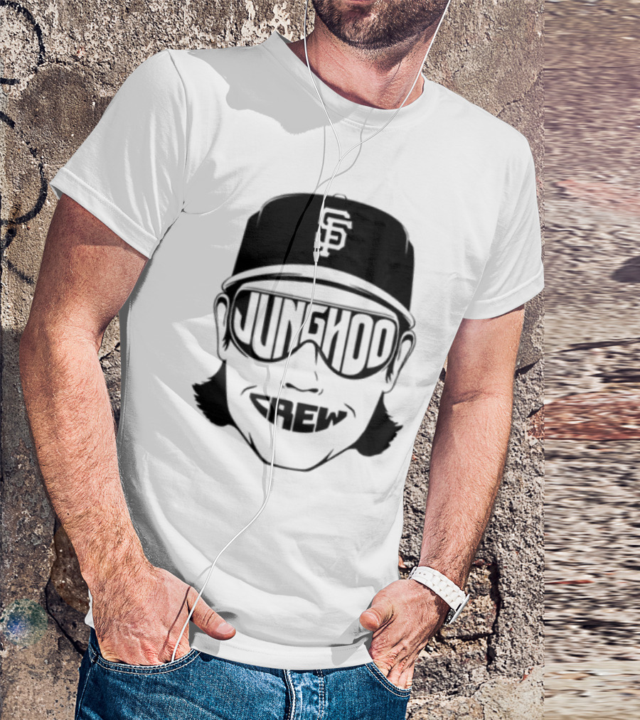 Jung Hoo Crew 2025 Baseball Cap And Sunglasses Design T-Shirt