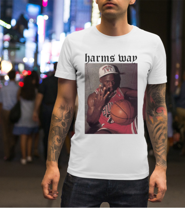 Harm's Way Bulls Basketball Legend 23 Championship Tribute T-Shirt