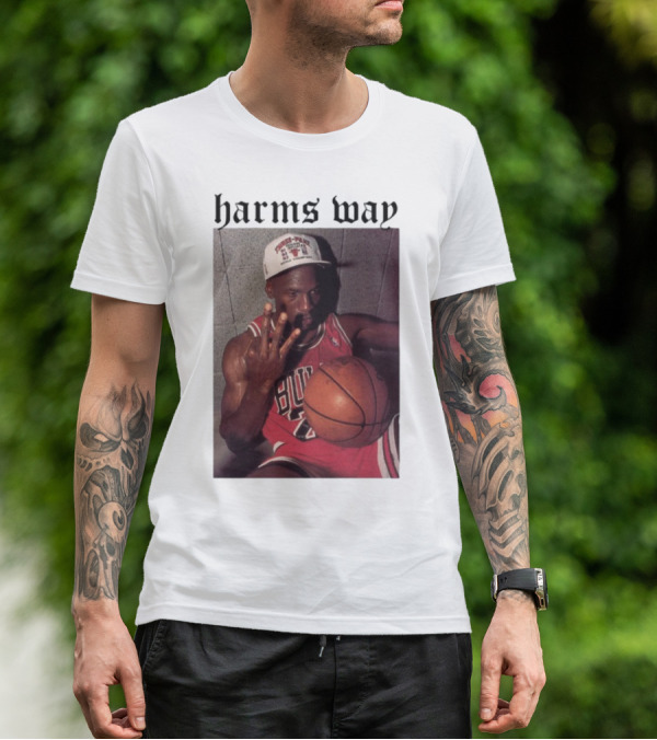 Harm's Way Bulls Basketball Legend 23 Championship Tribute T-Shirt