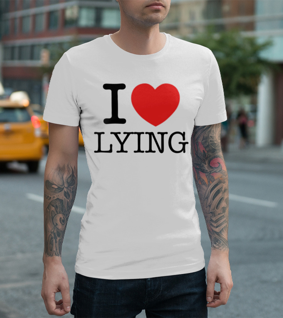 Premi Sterlin I Heart Lying Bold Statement T-Shirt