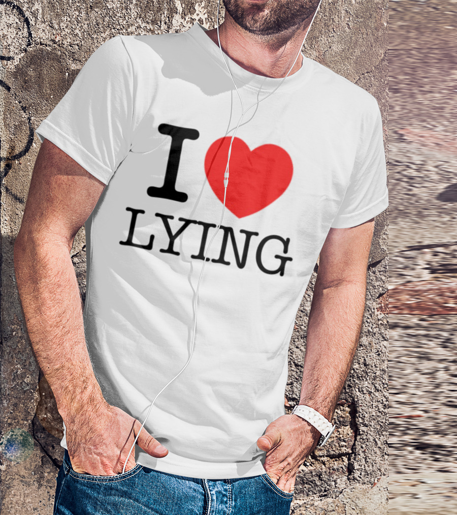 Premi Sterlin I Heart Lying Bold Statement T-Shirt