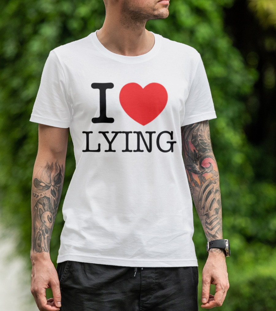 Premi Sterlin I Heart Lying Bold Statement T-Shirt