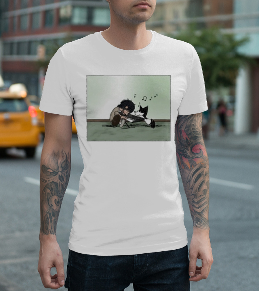 Alex G Playing Piano With Snoopy Peanuts Scene T-Shirt