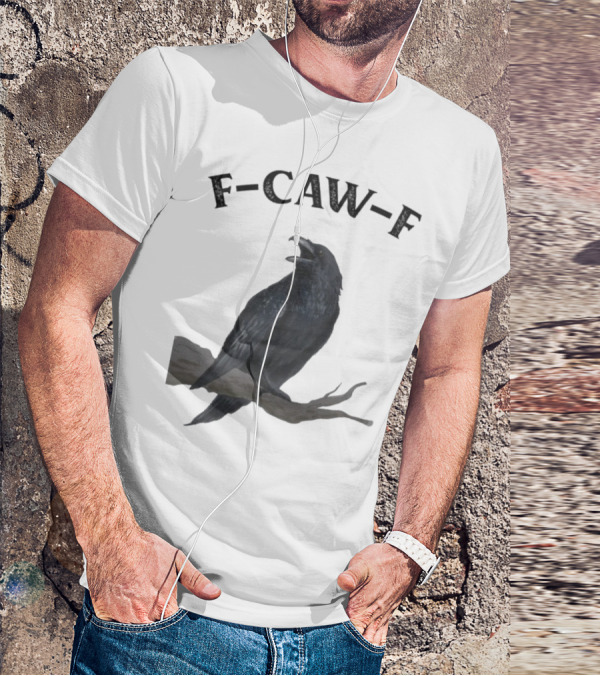F-CAW-F Raven Bird Crowd T-Shirt
