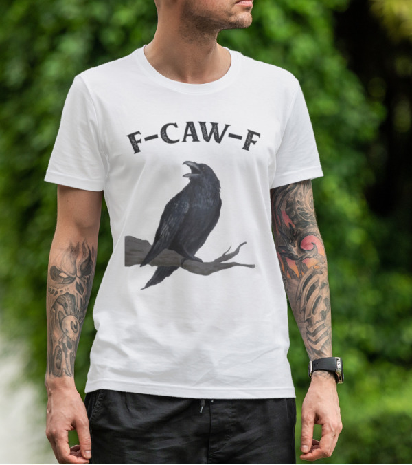 F-CAW-F Raven Bird Crowd T-Shirt